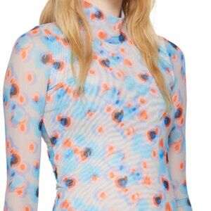 Henrik Vibskov Purple Polka Dot Turtleneck New With Tags